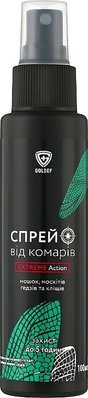 Спрей от комаров 100мл GOLDEF Extreme 2075 фото